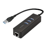 LogiLink USB 3.0 3-port Hub with Gigabit Ethernet UA0173A