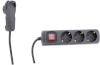 REV pikendusjuhe lülitiga Power Strip 3-fold 5m + switch must