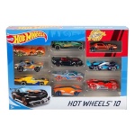 Hot Wheels sõidukite mängukomplekt Metall 10-osaline