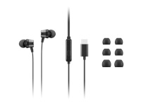 Lenovo USB-C Wired In-Ear kõrvaklapid (with inline control) must