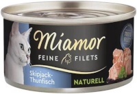 Miamor kassitoit Feine Filets Naturell Tuna, 80g