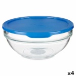 Pasabahce ümmargune lõunasöögi karp kaanega Chefs sinine 1,135 L 17,2x7,6x17,2cm (4tk)