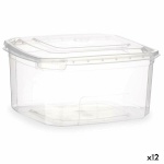 Leknes Nelinurkne Kaanega Lõunasöögikarp läbipaistev polüpropüleen 1 L 14,1x8x15,5cm (12tk)