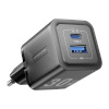 Vention seinalaadija Wall Charger, , FEQB0-EU, USB-C, USB- A, 30W/30W, GaN must