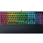 Razer klaviatuur Ornata V3, RUS, RGB, must