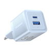 Vention seinalaadija Wall Charger, , FEQL0-EU, USB-C + USB- A, 30W/30W, GaN sinine