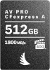 Angelbird mälukaart CFexpress 4.0 Type A 512GB AV PRO