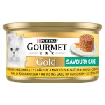 Purina Nestle kassitoit Gourmet Gold Savoury Cake with Chicken and Carrot, 85g