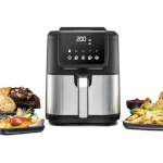 Rommelsbacher kuumaõhufritüür FRH 1500 XL Hot Air Fryer, must/roostevaba teras