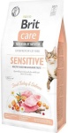 Brit kuivtoit kassile Care Grain-Free Sensitive Turkey&Salmon - Dry cat Food- 7kg