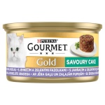 Purina Nestle kassitoit Gourmet Gold Savoury Cake with Lamb and Green Beans, 85g