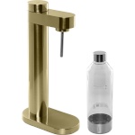 Stelton karboniseerija Brus Carbonator Brushed Brass, kuldne