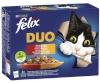 Purina Nestle kassitoit Felix Fantastic Duo Country Flavours with Beef and Poultry, 12x85g