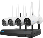 Reolink turvakaamera RLK12-800WB4 4K UltraHD WiFi Surveillance System, valge