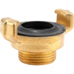 Gardena otsik 07114-20 Brass Quick Coupling Threaded Piece AG 26.5mm (G 3/4"), kuldne