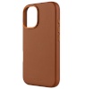 Fixed MagLeather | Back cover | Apple | iPhone 16 | Leather | pruun