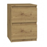 Top E Shop öökapp M2 Malwa bedside table 2 drawers Oak Artisan