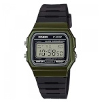 Casio unisex kell VINTAGE must roheline (Ø 35 mm)