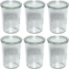 Weck purgid Mold Jar Set of 6, 850ml