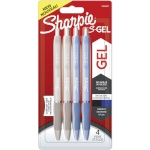 Sharpie geelpliiatsid 2x2 S-Gel Frost Blue + Pearl White 0,7mm, 4tk, sinine/valge