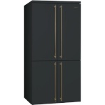 Smeg külmik FQ60CAO6 Colonial, 187cm, 385/196 l, 39dB, elektrooniline juhtimine, NoFrost, antratsiit