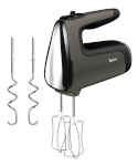 Tefal käsimikser HT650E38 Powermix Silence Hand Mixer, must/hõbedane