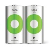 Gp Batteries akud 1x2 ReCyko NiMH Accus C Baby 3000mAH, ready to use