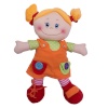 Askato mängunukk Rag doll in a oranž dress