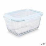 Vivalto toidukarp läbipaistev Silikoon Borosilikaatklaas 950ml 18x8,8x13,5cm (12tk)