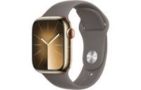 Apple nutikell Watch Series 9 GPS + Cellular 41mm Gold Stainless Steel Case with Clay Sport Band - M/L