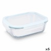 Vivalto toidukarp läbipaistev Silikoon Borosilikaatklaas 2,2 L 27x9x22cm (6tk)