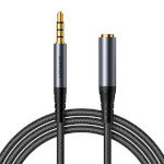 Joyroom audiokaabel Joyroom Joyroom SY-A09 AUX extension cable 3.5mm mini jack female to 3.5mm mini jack male, braided, 1.2m (must)