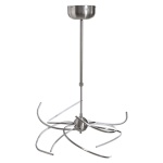 BGB Home laelamp 60x60x120cm metall Hõbe Kaasaegne