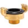 Gardena otsik 07112-20 Brass Quick Coupling Threaded Piece AG 21mm (G 1/2"), kuldne