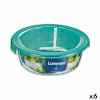 Luminarc ümmargune lõunasöögi karp kaanega Keep'n Lagon 13,5x6cm türkiissinine 680ml Klaas (6tk)