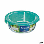 Luminarc ümmargune lõunasöögi karp kaanega Keep'n Lagon 13,5x6cm türkiissinine 680ml Klaas (6tk)