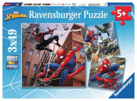 Ravensburger pusle 3x49-osaline Spiderman