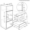 Electrolux espressomasin EBC85X, integreeritav EBC85H, must