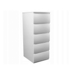 Top E Shop kummut W5 BIEL MAT chest of drawers