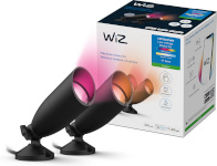 WiZ välisvalgusti Ground Spot Starter Kit, 12 V, must, RGBW, Wi-Fi