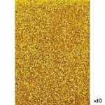 Fama paber Glitter vahtkummist kuldne 50x70cm 10tk