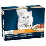 Purina Nestle kassitoit Gourmet Perle Duck, Turkey, Lamb, Tuna, 12x 85g