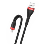 Foneng laadimiskaabel USB to Micro USB Foneng, x82 Armoured 3A, 1m (must)