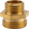 Gardena otsik 07262-20 Reducing Brass Threaded Nipple 26.5mm (G 3/4") > 21mm (G 1/2"), kuldne