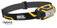 Petzl pealamp Aria 1R Hybrid 450lm, must/kollane