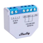 Shelly nutikodu moodul Plus 0-10 V Dimmer Smart Dimmer for Wi-Fi Network, valge