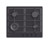 Candy integreeritav pliidiplaat CHG6BFB4WB Gas Hob, 59,5cm, must