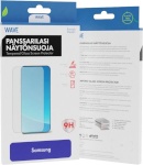 Lainekaitseklaas Full Cover, Samsung Galaxy S24 FE, must raam