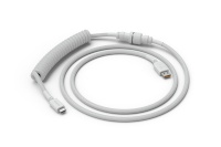 GLORIOUS kaabel Coiled Cable Ghost valge, USB-C to USB-A, 1.37m - valge