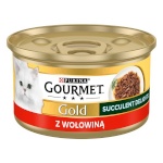 Purina Nestle kassitoit Gourmet Gold Succulent Delights Beef, 85g